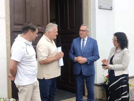 Gmina Strumień z dofinansowaniem- promesa dla Kościoła Ewangelicko-Augsburskiego w Pruchnej