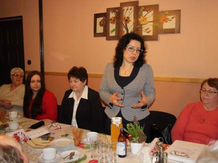 W zebraniu uczestniczyła Burmistrz Strumienia Anna Grygierek