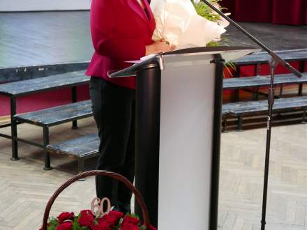 Burmistrz Strumienia składa życzenia z okazji jubileuszu