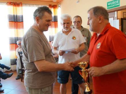 III Turniej Skata o Puchar Burmistrza Strumienia- rozdanie nagród