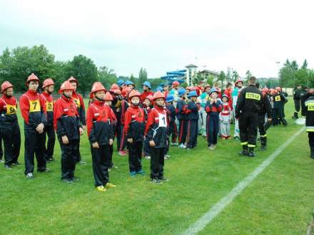 zawody sportowo-pożarnicze Młodzieżowych Drużyn Pożarniczych