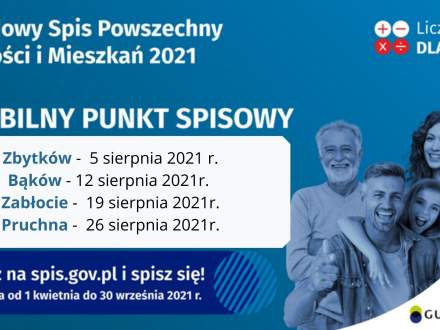 Mobilny Punkt Spisowy w sołectwach gminy Strumień