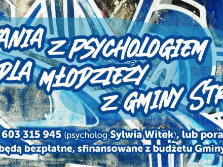 Spotkania z psychologiem dla młodzieży z gminy Strumień