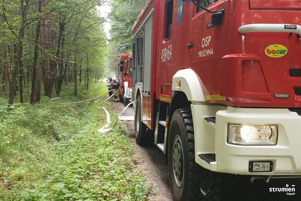 Ćwiczenia strażackie w gminie Strumień
