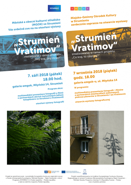 Plakt wystawa Vratimov Strumień