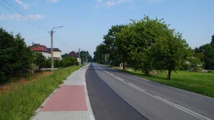Nowy chodnik w Zabłociu