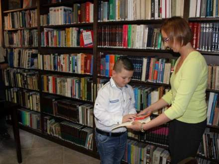 Rozdanie nagród foto. MBP Strumień