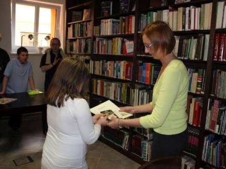 Rozdanie nagród foto. MBP Strumień