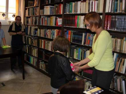 Rozdanie nagród foto. MBP Strumień