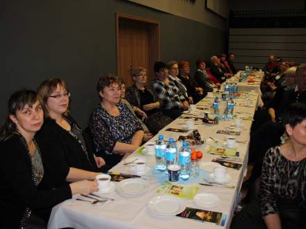 Członkowie Macierzy Ziemi Cieszyńskiej na spotkaniu noworocznym