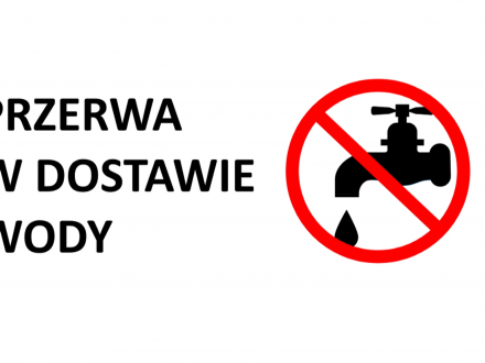 Uwaga! Przerwa w dostawie wody