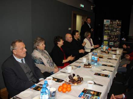 Członkowie Macierzy Ziemi Cieszyńskiej na spotkaniu noworocznym