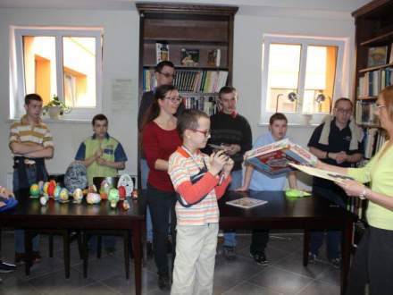 Rozdanie nagród foto. MBP Strumień