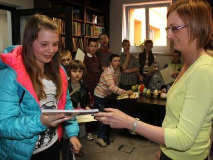 Rozdanie nagród foto. MBP Strumień