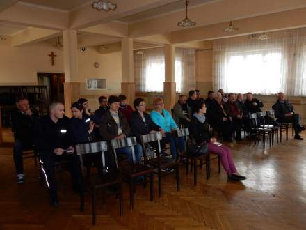 Zebranie wiejskie w Zabłociu