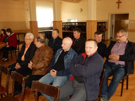 Zebranie wiejskie w Zabłociu