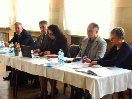 Zebranie wiejskie w Zabłociu