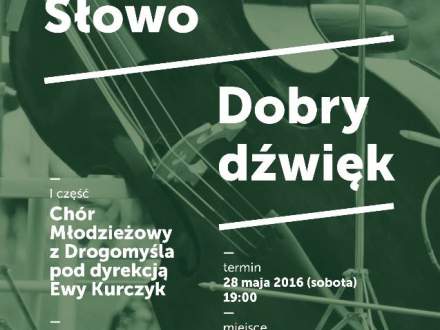 plakat Dobre Słowo, Dobry Dźwięk
