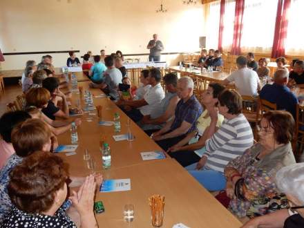 Zebranie wiejskie w Zbytkowie