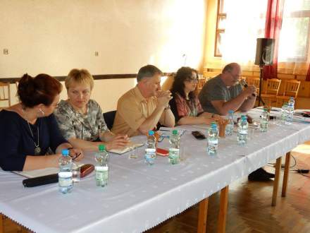 Zebranie wiejskie w Zbytkowie