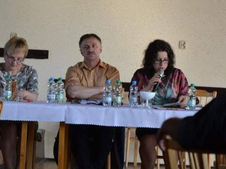 Zebranie wiejskie w Zbytkowie