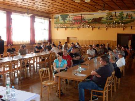 Zebranie wiejskie w Zbytkowie