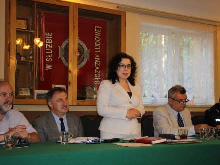 Zebranie wiejskie w Drogomyślu