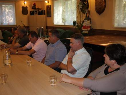 Zebranie wiejskie w Drogomyślu