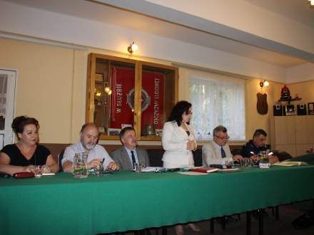 Zebranie wiejskie w Drogomyślu