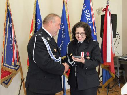 XI Zjazd Oddziału Miejsko-Gminnego Zwiazku Ochotniczych Straży Pożarnych RP w Strumieniu