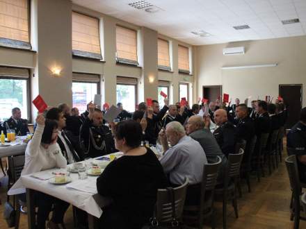 XI Zjazd Oddziału Miejsko-Gminnego Zwiazku Ochotniczych Straży Pożarnych RP w Strumieniu