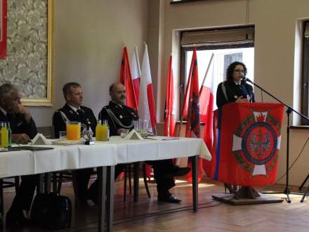 XI Zjazd Oddziału Miejsko-Gminnego Zwiazku Ochotniczych Straży Pożarnych RP w Strumieniu