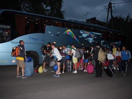 Powitanie pielgrzymów w Strumieniu