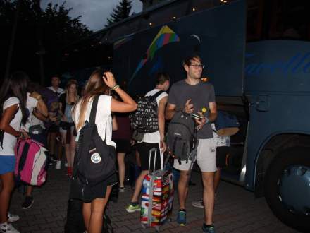 Powitanie pielgrzymów w Strumieniu