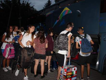 Powitanie pielgrzymów w Strumieniu