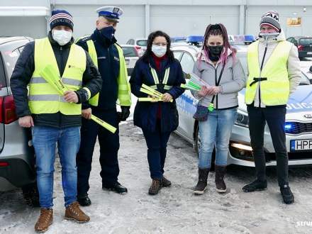 Akcja "Świeć przykładem - bądź widoczny" w Strumieniu