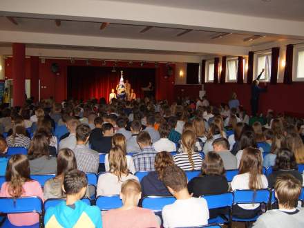 Pasowanie na gimnazjalistę