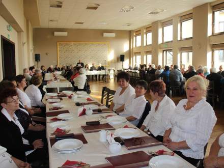 Spotkanie seniorów w Bąkowie 19.11.2016r.