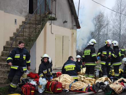 Ćwiczenia strażackie