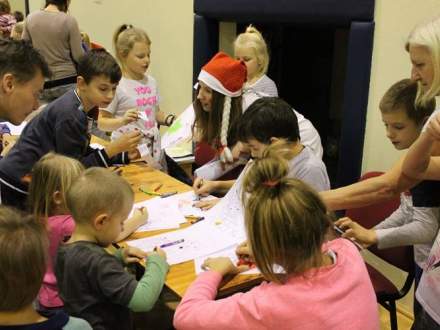 Mikołaj w strumieńskiej hali