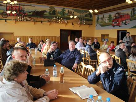 Zebranie wiejskie w Zbytkowie