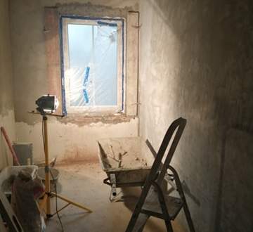 Mieszkanie Rynek 16 w trakcie remontu