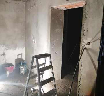 Mieszkanie Rynek 16 w trakcie remontu