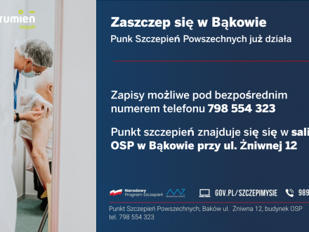 Zaszczep się w Bąkowie