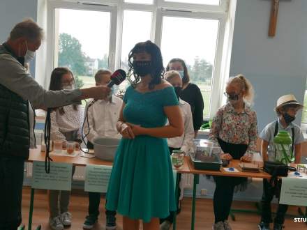 Otwarcie pracowni matematyczno-przyrodniczej w Zabłociu