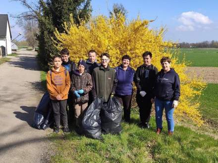 Akcja sprzątania w gminie Strumień