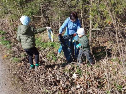 Akcja sprzątania w gminie Strumień
