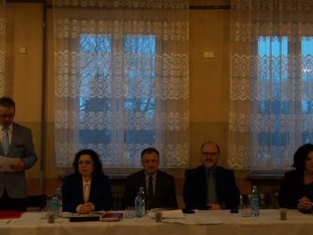 Zebranie wiejskie w Zabłociu