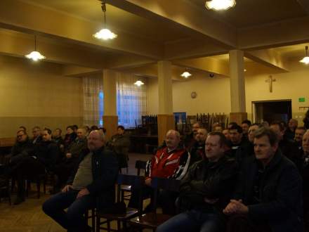 Zebranie wiejskie w Zabłociu