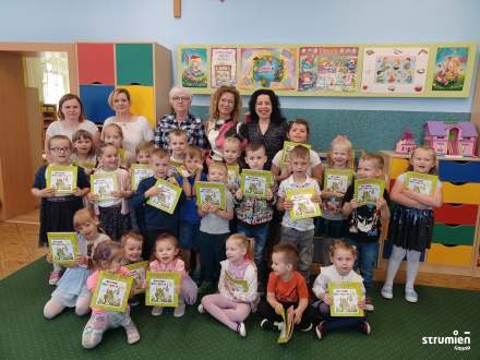 Wizyty Burmistrz Strumienia w przedszkolach